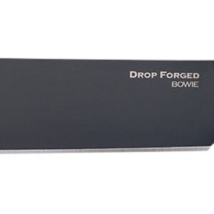 Cold Steel CS-36MK Drop Forged  9.50" Fixed Bowie Plain Black 52100 High Carbon Steel Blade/ Black & Ivory Faux Stag Handle Includes Belt Loop/Sheath