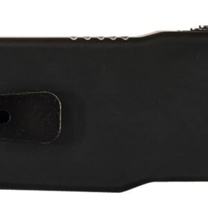 Templar Knife SABR321 Premium LW  Small 3" OTF Drop Point Plain Black Oxide Stonewashed D2 Steel Blade, 4.50" Black Aluminum Handle