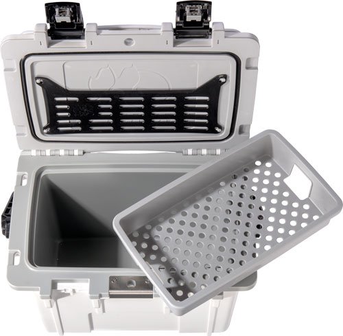 PELICAN COOLERS IM 14 QUART - WHITE/GRAY W/DRY STORAGE - Image 2