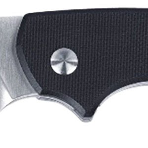 CRKT 5321 Pilar IV 3.09" Folding Plain Satin D2 Steel Blade/Black/SS G10/SS Handle Includes Pocket Clip
