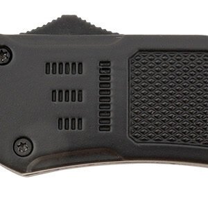 Steel River Knives T618BDP Spartan  Medium 3.25" Drop Point Plain Black/Silver 440C SS Blade/ 4.50" Black Aluminum Zinc Alloy Handle