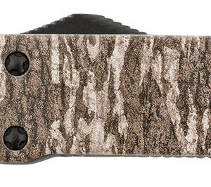 Templar Knife MAMOB121 Premium LW  Slim 3.16" OTF Dagger Plain Black Oxide Stonewashed Powder Coated D2 Steel Blade, 4.93" Mossy Oak Bottomland Aged Aluminum Handle