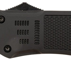 Steel River Knives T620BT Spartan  3.75" Tanto Black/Silver Blade 5.5" Black Aluminum Zinc Alloy Handle