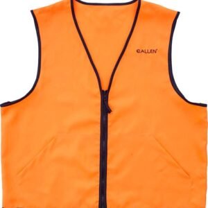 ALLEN DELUXE HUNTING VEST - ORANGE 2XL 2 FRONT POCKETS