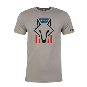 Foxpro FHFGS Foxhead Flag Gray Cotton/Polyester Short Sleeve Small
