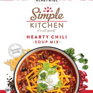 ReadyWise RWSK05064 Simple Kitchen Hearty Chili 8 Servings Per Pouch, 6 Per Case