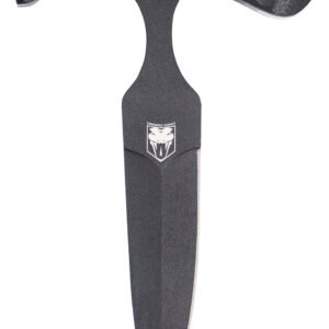 CobraTec Knives FG10PD Folding Push Dagger 2.88" Folding Dagger Plain Black D2 Steel Blade, 4.06" Black Textured G10 Scales Handle