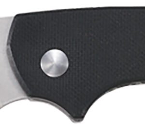 CRKT 5317D2 Pilar III 2.97" Folding Plain Stonewashed D2 Steel Blade, Black Textured G10 Handle
