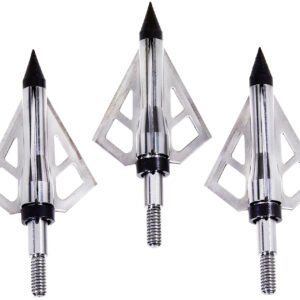 Allen 14625 Optimus Broadhead Stainless Steel Blades Silver 3 Pack