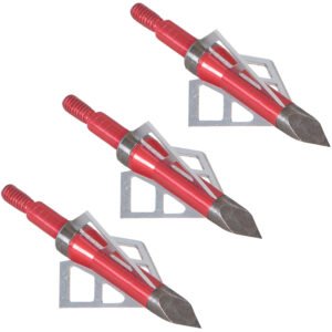 Allen 14696 Photon Broadhead Stainless Steel Blades Red 3 Pack