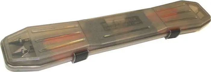 MTM TRAVELERS BOLT CASE HOLDS 6 BOLTS UP TO 24.25 IN CLEAR SMOKE ( 4 PER CASE )