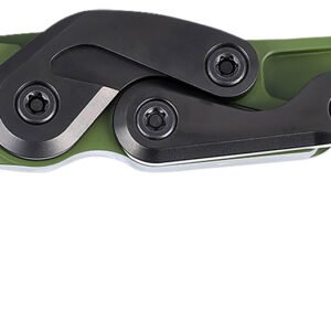 CRKT 4040BG Provoke 2.41" Folding Karambit Plain Bright Green Cerakote D2 Steel, Blade Bright Green Cerakote Aluminum Handle