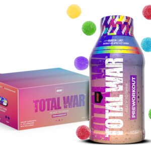 Redcon1 RC1TWRTDRC-12 Total War Ready to Drink Rainbow Candy 12 Pack