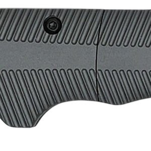 Templar Knife  Cali Auto Assist  1.90" Folding Drop Point Plain Cali D2 Steel Blade, 3.56" Gunmetal Anodized Aluminum Handle