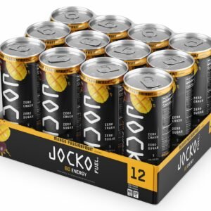Jocko Fuel 29046 Mango Passionfruit Energy Drinks 12oz 12Pack