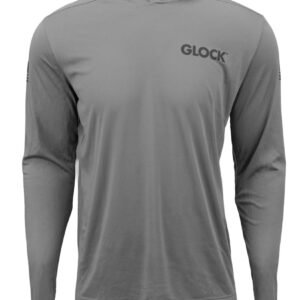GLK AP96417 HOODED PERFORMANCE SHIRT L   GREY