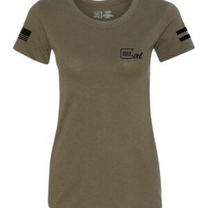 GLK AP96369 GLOCK GIRL FLAG TEE L   GRN
