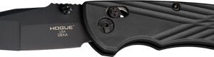 HOGUE DEKA ABLE LOCK FOLDER - 3.25" MOD WHARNCLIFFE POLY BLK