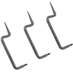 Stealth Cam STCTS3PK Tree Screw Mounts Compatible With 1/4"-20 thread adapter Black 3 Per Pkg