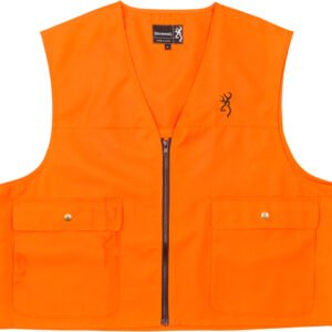BROWNING JUNIOR SAFETY VEST - W/LOGO BLAZE ORANGE X-LARGE