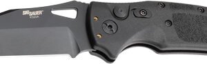 HOGUE K320A NITRON 3.5" AUTO - FOLDER TANTO BLADE POLY BLK