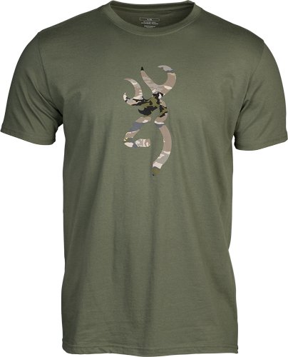BROWNING SS T-SHIRT CAMO - BUCKMARK GREEN/OVIX LARGE - Image 2