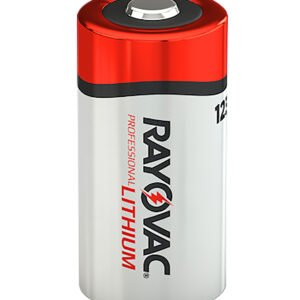 Rayovac RL123A2 123A Lithium  Silver/Red 3 Volts 1,500 mAh (2) Single Pack