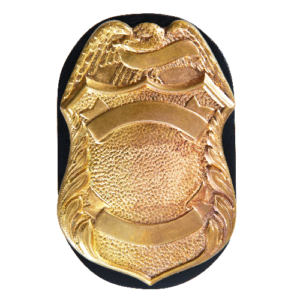 Model 7350-04 Badge Holder Oval, Clip-On