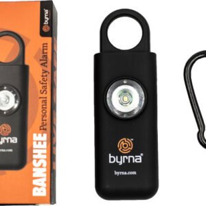 BYRNA BANSHEE ALARM/FLASHING - LIGHT DEVICE W/CLIP BLACK