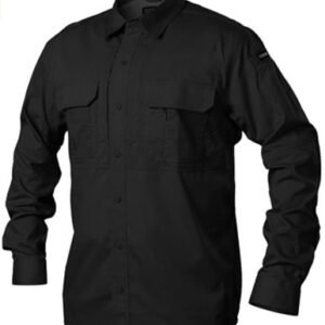Blackhawk Pursuit Long Sleeve Shirt BHTS01BKLG Black Large