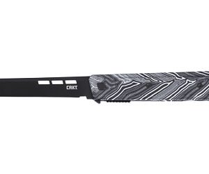 CRKT ZEPHYR 3.22" PLAIN EDGE WHT/BLK