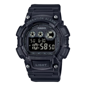 Classic Digital Watch w/ Vibration Alarm & Super Bright Backlight