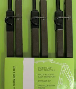 HME BOW HANGER 20" FOLDING - W/ACCESSORY HOOKS 3PK