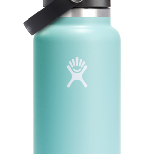 Wide Mouth Insulated Water Bottle w/ Flex Straw Cap