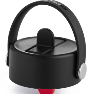 Wide Mouth Flex Straw Cap - Black
