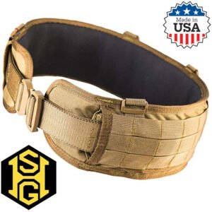 Sure Grip Padded Belt Coyote Medium