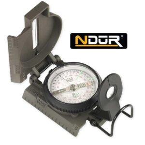 Lensatic Compass with Metal Case Black