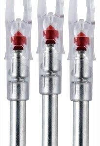 NOCKTURNAL LIGHTED NOCK - GT-SERIES RED 3/PACK