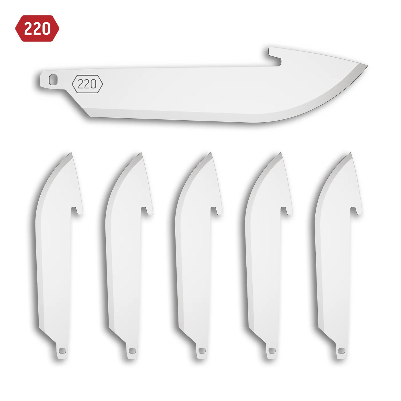 2.2 DROP-POINT BLADE PACK (6 Blades)