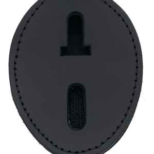 Universal Oval Badge Clip w/ Pocket & Chain