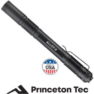 Metal Rechargeable Penlight 400 Lumens Black