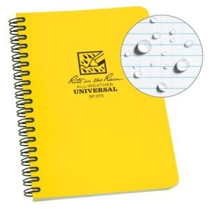 Polydura Side Spiral Universal Notebook - 4.625 x 7