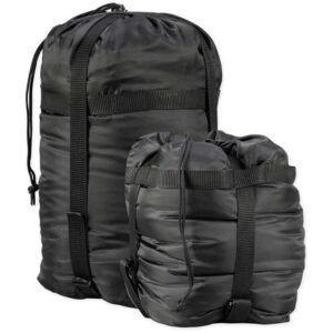 Compression Stuff Sack Black Large 16x7 inches