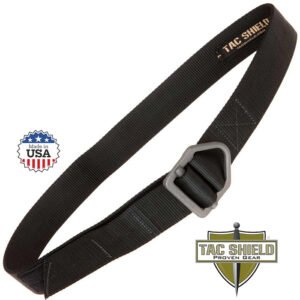 Tactical Riggers Belt 1.75 inch Double Wall Black Large fits waist 38 to 42 inch