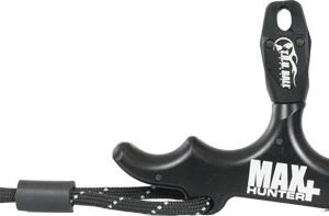 T.R.U. BALL RELEASE MAXHUNTER+ - HAND HELD 3-FINGER THUMB BLACK