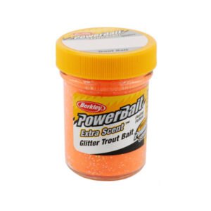 BERK POWER FLO ORNG GLTR TROUT BAIT