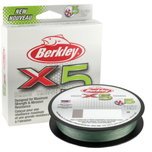 BERK X5 BRAID 165YD LO VIS GRN 65#