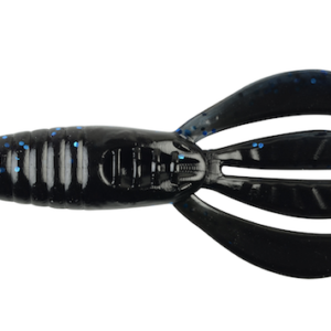 PWRBAIT PIT BOSS 4" BLACK-BLUE 8PK