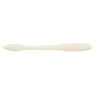 PB MXSCENT FLAT WORM WH PEARL 4.25"