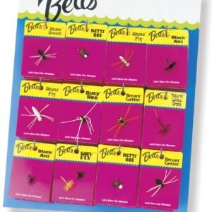 BETTS PANFISH DISPLAY 72 ASSORTED